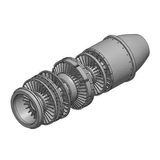 Gas Turbine Jet Engine